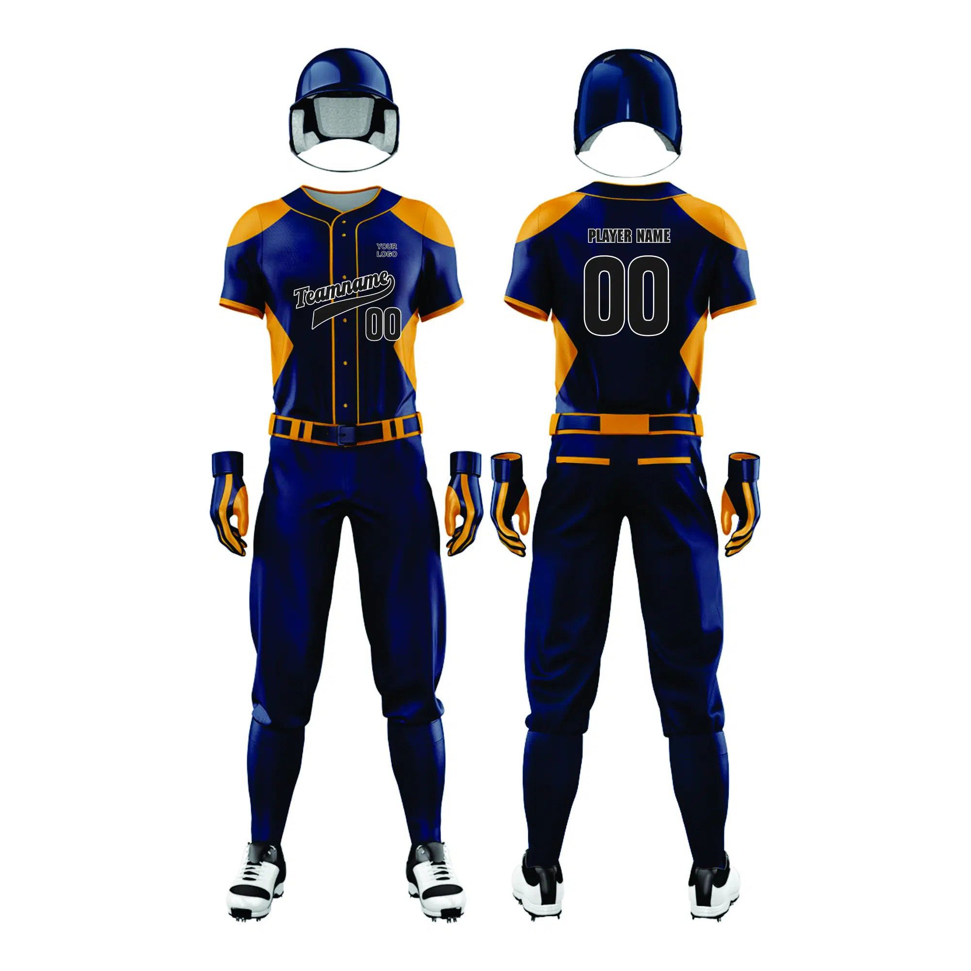 Dark Blue Softball Uniform