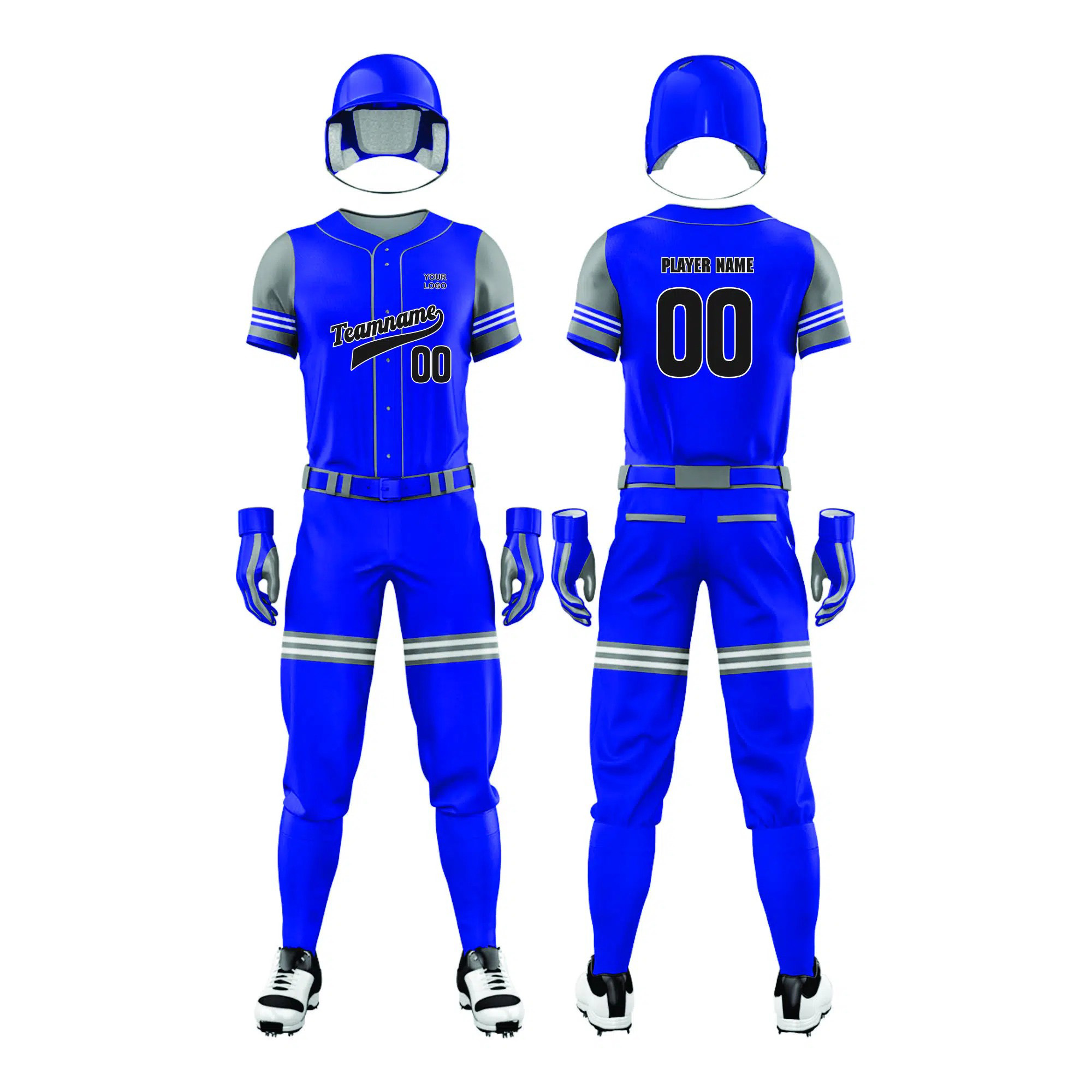 Royal Blue Softball Uniform