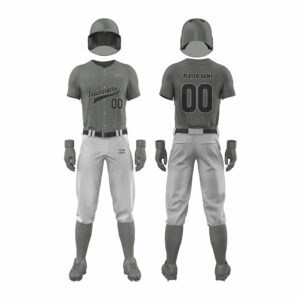 Dark Grey Softball Uniform