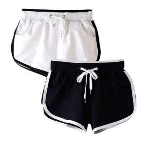 Black and White Shorts