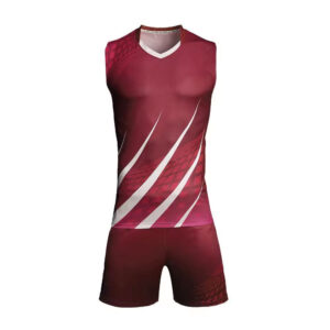 Maroon Volly Ball Uniform