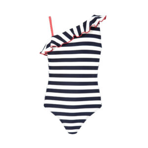 White and Black Swim Suit