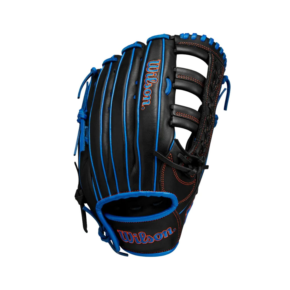 Black and Blue Base Ball Wilson Glove