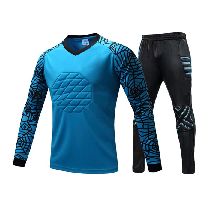 Black and Blue Goalkeeper Uniform